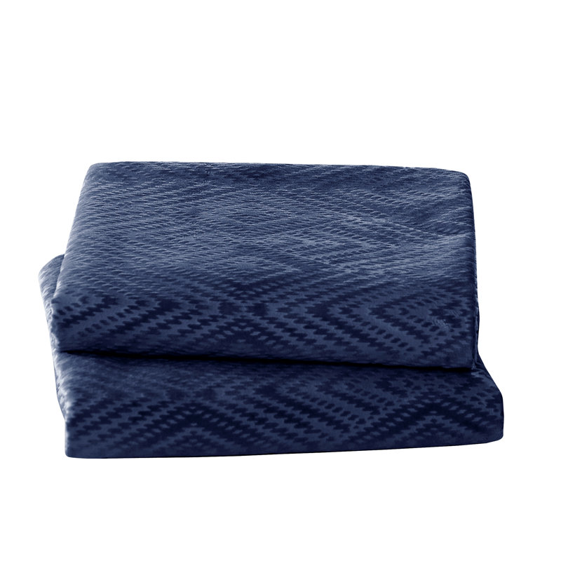 Rectangular Lumbar Cushion Cover, Blue