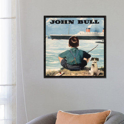 1946 John Bull Magazine Cover 1 Piece Wall Art on Canvas