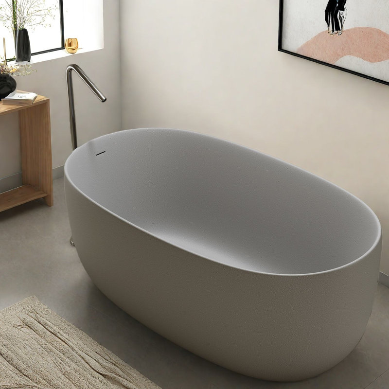Baignoire profonde et bain tourbillon à surface solide