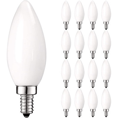 4 W (équivalent à 40 W), ampoule DEL B11, à intensité variable, blanc chaud (2 700 K) / culot candélabre