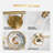 Lightwheel 3-lights Modern Golden Indoor Wall Sconces Bathroom Vanity Light Wall Sconces for Living Room Bedrooms Hallway Staircases Included Bulb
