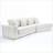 Sofas | 3-Seat Convertible Folding Sleeper Sofa Bed, Lamb Velvet for Living Room Dorms Apartments | Beige | Upholstered