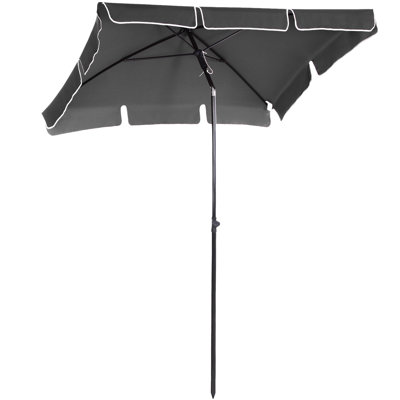 Parasol de plage rectangulaire 49,2 "x 79,2" Claude