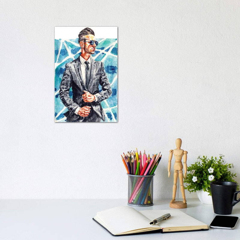 Men's Style - Wrapped Canvas Painting, 20.32 cm H x 30.48 cm W
