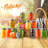 Agripina Glass Jar - Set of 16