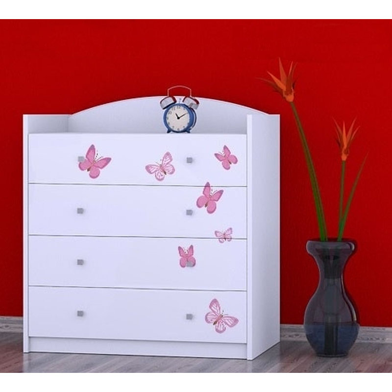 Newcastle Kids 4 - Drawer Chest, White