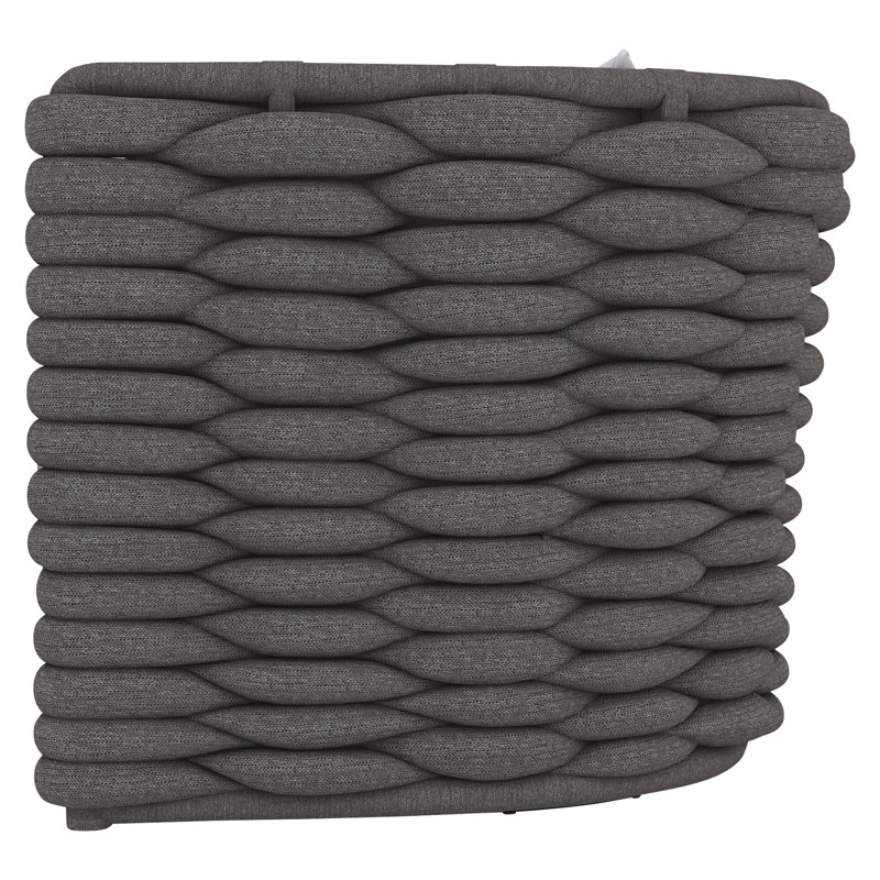 Bernhardt Wailea Outdoor Swivel Chair, Dark Gray