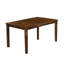 Ensemble de table de salle à manger 7 pièces Fordy avec 6 chaises en tissu beige et bois de noyer Fordy