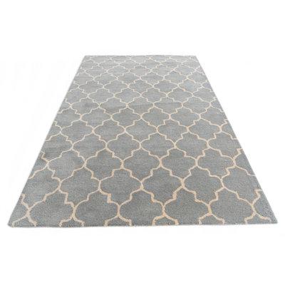 Tapis gris clair Oharare