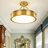 LED Drum Semi Flush Mount