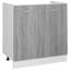 Armoire suspendue vidaXL Lyon chêne fumé 39,5x31x60 cm-859099372-859099412