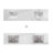 Angela 84" Double Bathroom Vanity Set-217019839