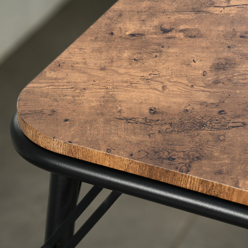 Northboro 86cm Square Folding Table, Brown
