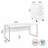Office 500 Collection Hybrid Desk and 3 Drawer Mobile Pedestal-1293475248-1293475249