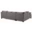 Canapé modulaire Malone (3 boîtes), gris-154846407
