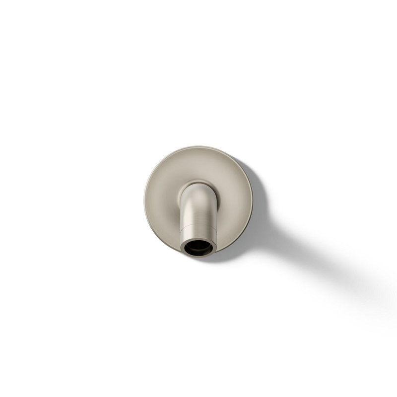 Purist® Wall-Mount Non-Diverter Bath Spout, 35-Degrees, Vibrant Brushed Nickel
