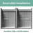 56" -60" W x 70" H Double Sliding Frameless Shower Door with Clear Glass-62631934