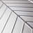Frosted Reflections 3 in. x 11.75 in. Frosted Glass Mirror Beveled Chevron Decorative Kitchen & Bathroom Wall Tile
