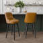 Tabouret de bar et de comptoir pivotant avec cadre en bois massif Malakeh-1364220387-1393578897-1407947708