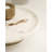 Round Marble Tray with Pedestal Design