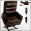 Fauteuil inclinable électrique à deux positions Leatherair