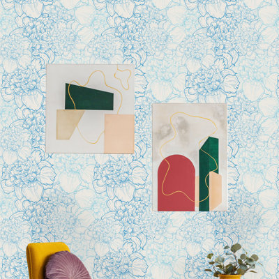 Oswaldo Peel & Stick Floral Roll