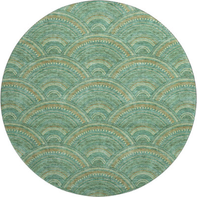 Premium Machine Washable Prisco Sage Rug