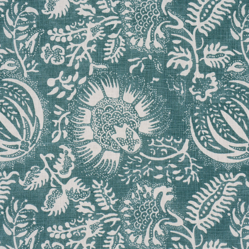 Pomegranate Print Fabric, Peacock