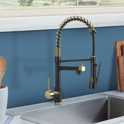 Topcraft Single Handle Pull Down Kitchen Faucet