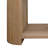 Izya 66 Inch Sofa Table, Bottom Shelf, Intricate Fluted Column Base, Brown