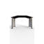 Panneau de verre extérieur Preserve, verre blanc, auvent, terrasse en noyer, H 104 po x l 62 po x P 178 po-100496078