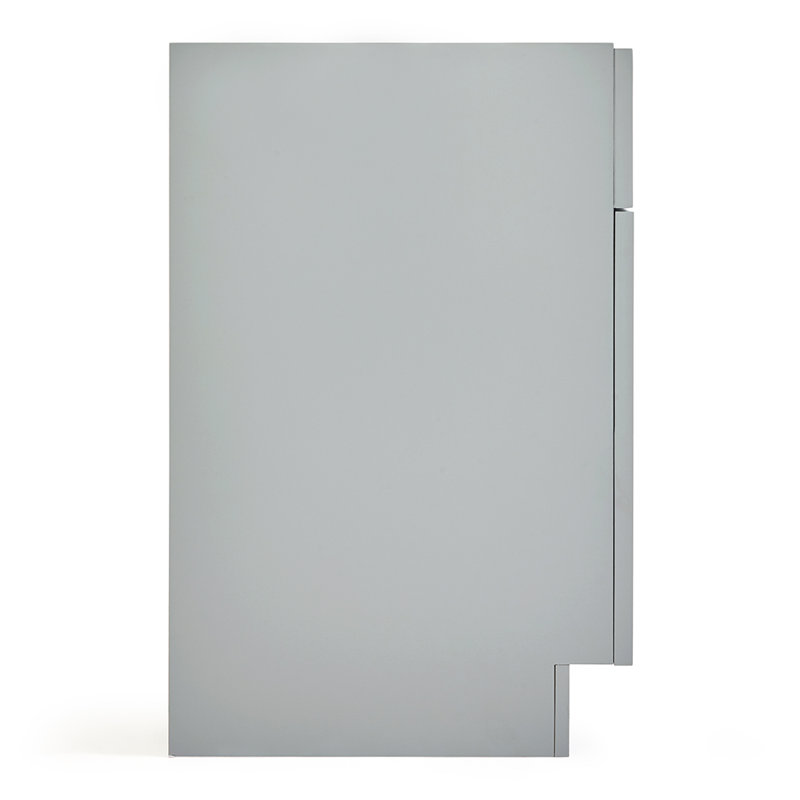 Paulla 60'' W Double Bathroom Vanity Base, Gray