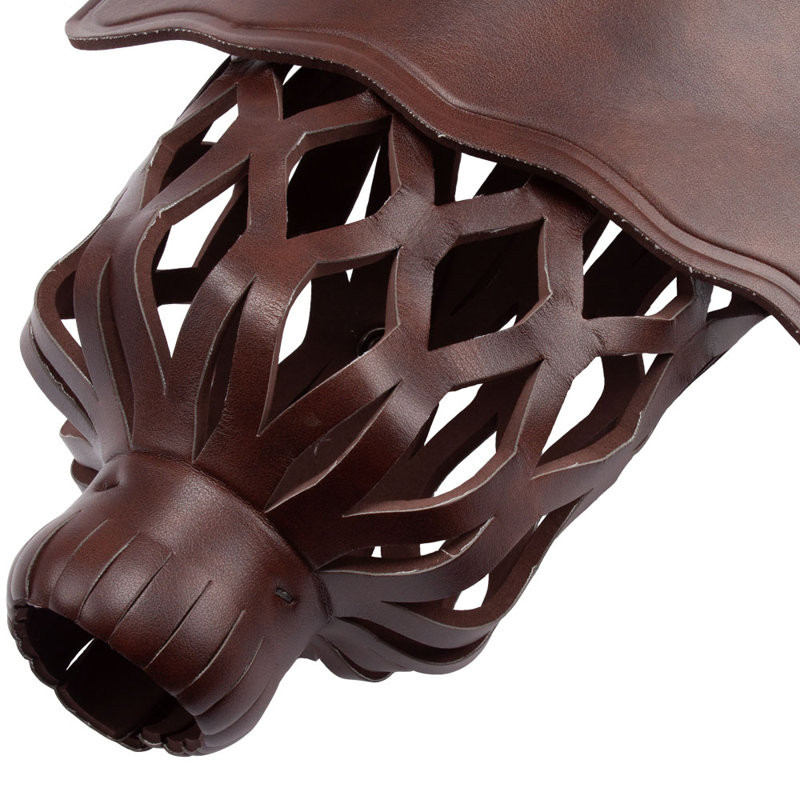 Ensemble de 6 pochettes de table de billard en similicuir robuste GSE, Noyer