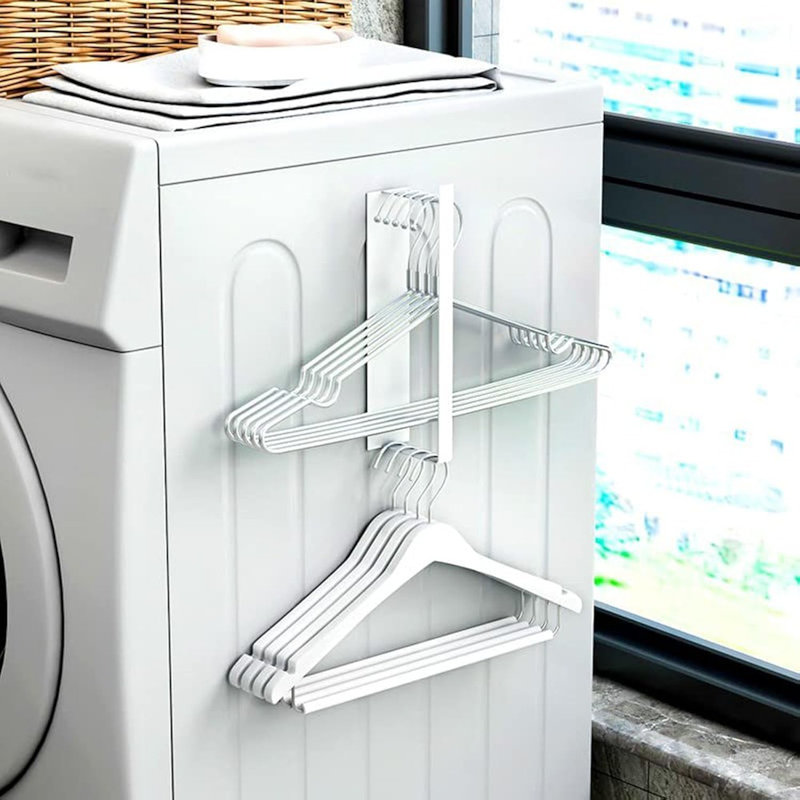 Rangement magnétique pour machine à laver et garde-robe