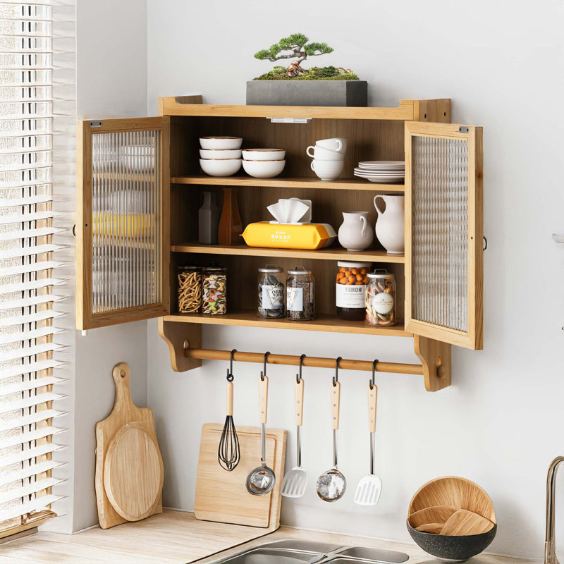 Armoire murale 24,8 po, Naturel