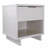 Contemporary Open-Shelf Bedside Table Nightstand