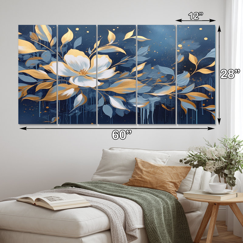Ensemble de 5 décorations murales