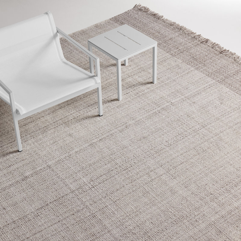Headwind Striped Area Rug in Taupe, Rectangle 8' x 10'