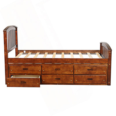 Coverson Twin Storage Platform Bed