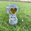 Marqueur de jardin à croix commémorative solaire 6 x 5 x 9,5 po Exhart