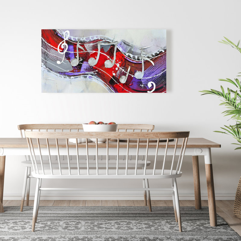 Symphonie - art contemporain sur toile pour la décoration intérieure