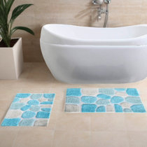 Wayfair Pennsbury Rectangle Bath Rug Orren Ellis Color: Muti