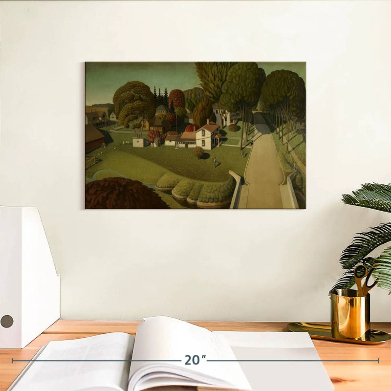 Alvord The Birthplace Of Herbert Hoover, 8" H x 12" W