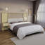 Grand lit mural en bois avec 2 tables de chevet en chêne antique-106491497-106491498