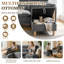 Canapé modulaire moderne de 79 po, canapé en chenille en L avec repose-pieds de rangement en forme de L, canapé rembourré avec poches latérales pour salon, appartement-306552774