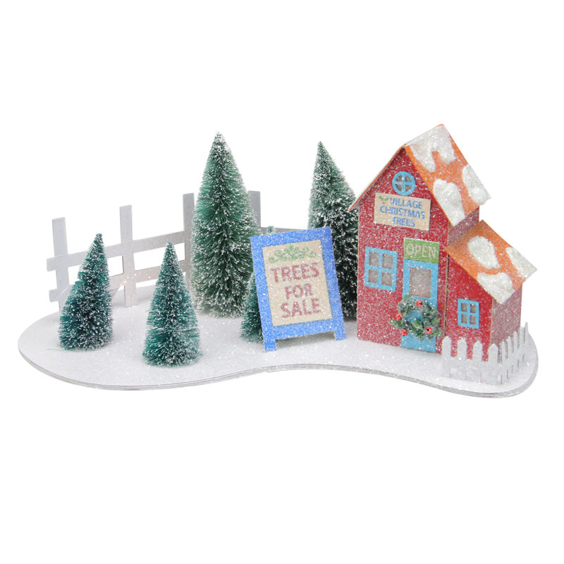 Décoration de Noël pour table 15 po avec lumières scintillantes 15 po