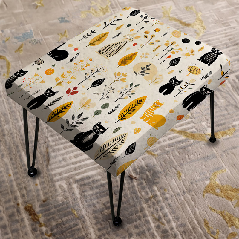 Freeney - Animal Print Rectangle Ottoman