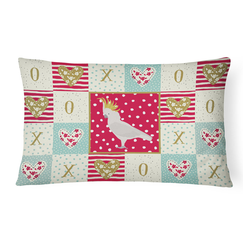  Coussin d'extérieur avec rembourrage Cockatoo Love