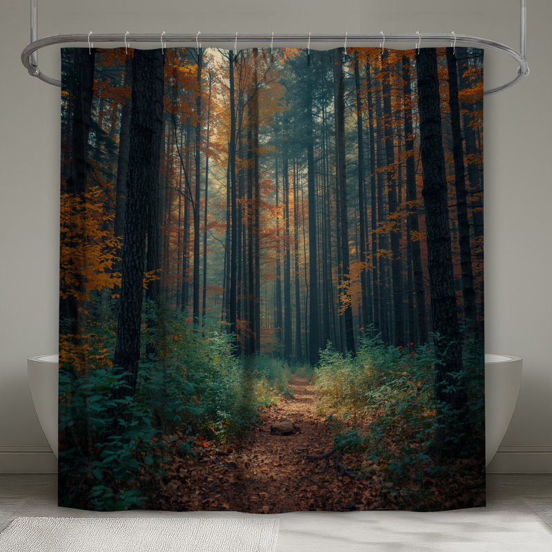 Rideaux de douche Autumn Forest, 70 po l x 72 po H