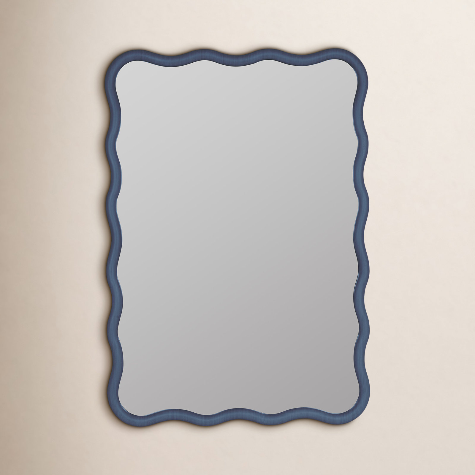 Andy 28" Accent Mirror, Denim
